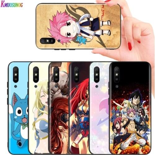 Bright Black Cover Anime Fairy Tail for Huawei P Smart Z S Plus 2020 2019 Nova 5T 5i 5 4e 4 3i 3e 3 2i Phone Case