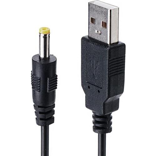 1.2m 5V USB A to DC Power Charging Cable Charge Cord for Sony PSP 1000/2000/3000 USB Charging Type-C Charger Data Cable for Sony