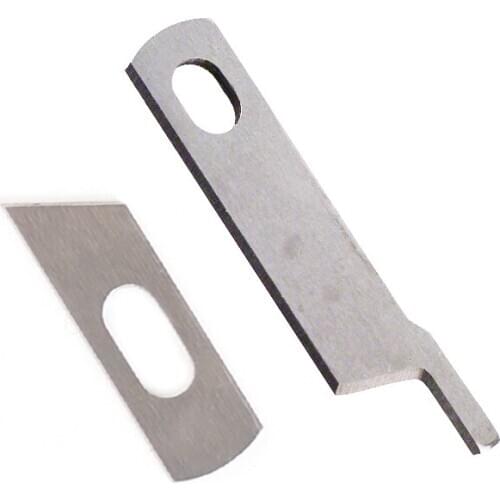 1SET Upper+Lower Knife X77119001+X05007001 for Brother Serger 523N, 524N, 525N, 526, 526D, 530 Homelock, 546, 546D