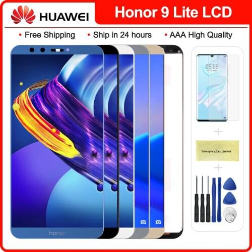 100% Tested LCD Display For Huawei Honor 9 lite Touch Screen Digitizer Assembly with Frame Replacement