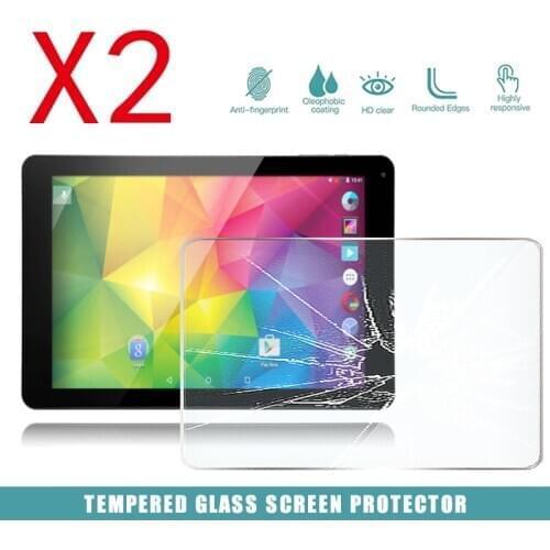 2Pcs Tablet Tempered Glass Screen Protector Cover for GoClever Quantum 2 1010 Mobile PRO Anti-Screen Breakage Tempered Film