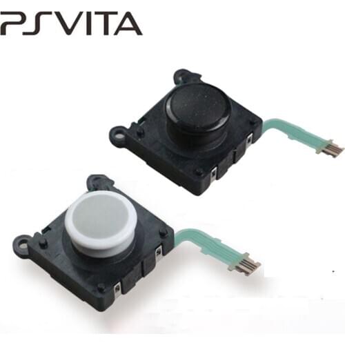 20PCS Black/White Original New ALPS 3D Anolog Stick For PSVITA2000 VITA2000 Slim ThumbStick
