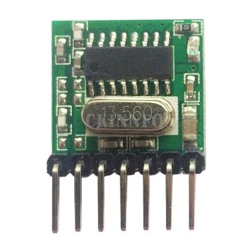 200Pcs/Lot 433 Mhz Superheterodyne RF wireless transmitter module 1527 Encoding EV1527 Code 3V-24V For Remote control
