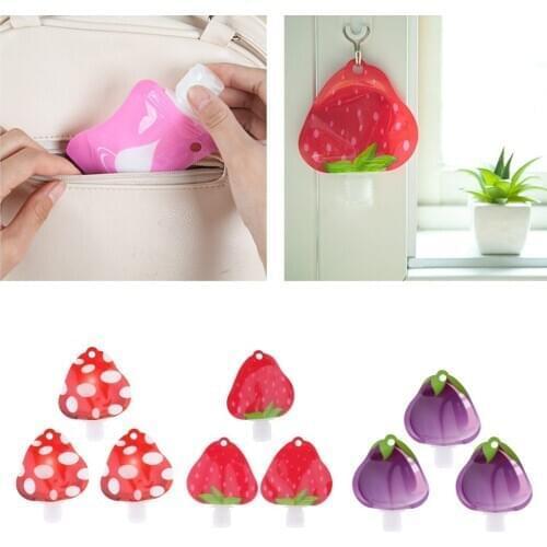 3-Pack 28ml Refillable Reusable Empty Squeeze Pouch Lotion Shampoo Cleaner Shower Gel Body Lotion Makeup Squeezable Bag Bottles