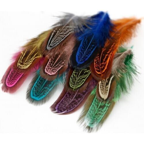 50pcs Natural Beautiful Pheasant Plume Feather for Party Decorative Home Decor DIY Craft Jewelry Making Women Earrings