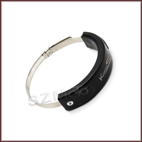 For BMW K1200S Motorcycle Accessories Universal Silencer/Round Oval Exhaust Protector Can Cover Fit Scope 100MM-140MM Logo