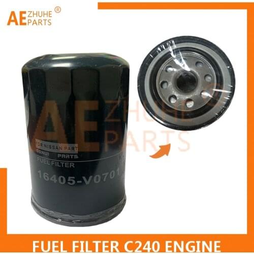 Forklift Engine Parts Fuel Filter 16405-V070 Fit Nissan TD27 Engine Machine Filter Element 16405V070