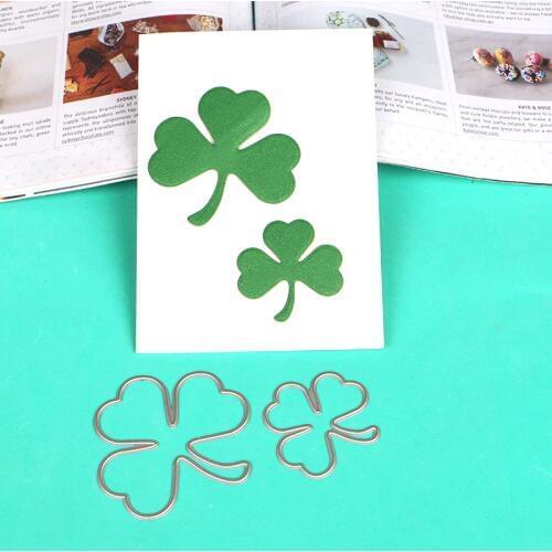 DUOFEN METAL CUTTING DIES shamrock leaves stencil metal Cutting dies for DIY papercraft project Scrapbook Paper Album 2019 new