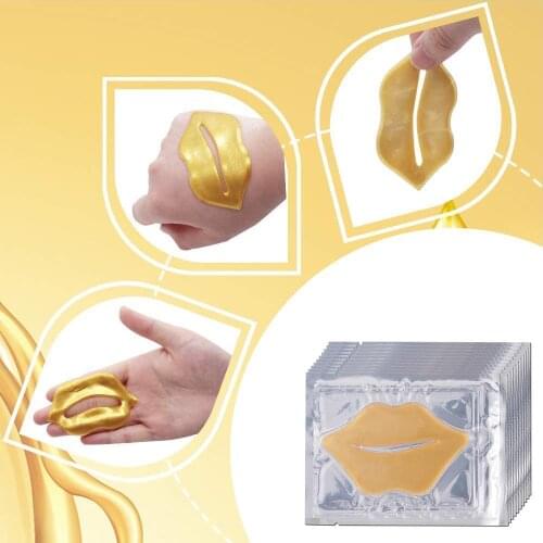 Collagen Crystal Lip Mask Patches Hydrating Patches Pad Lines Plumper Anti Lip For Lip Gel Enhancement Mask Repair Lips T9V8