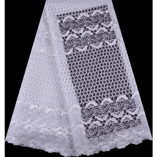 Best Selling White African Cord Lace 2019 High Quality French Lace Fabric Stones African Lace Fabric For Nigerian Fabric 1432