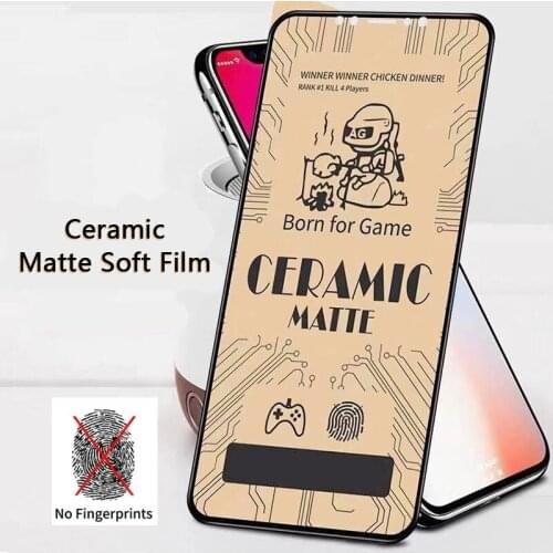 Matte Ceramic Film For Samsung A01 A10S A10E A20S A20E A21S A11 A50S A30S A31 A40 A5 A8 A51 A6 Plus 9D Soft Screen Protector