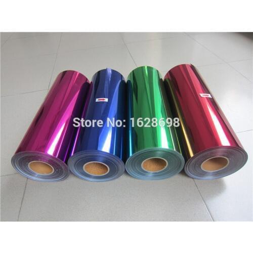 Metallic heat transfer vinyl/metallized pet film roll