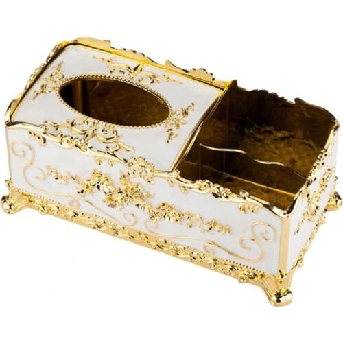 ABS Fashion Wide Application Tissue Box Elegant Tissue Container Eco-friendly for Desktop