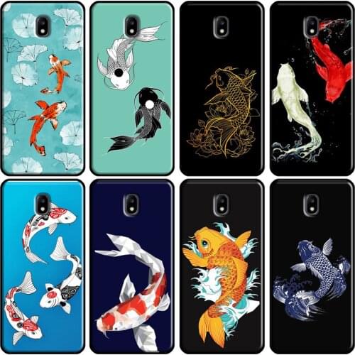 Koi Carp Fish Soft Case For Samsung Galaxy A3 A5 2016 J1 J3 J4 J5 J6 J7 2017 J2 Core J8 A9 A6 A8 Cover