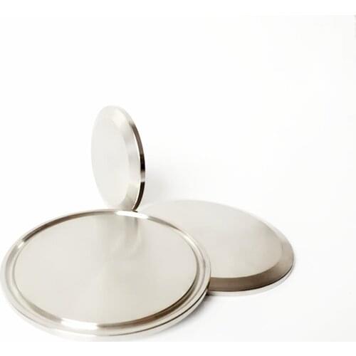 50.5mm 64mm Ferrule O/D 1.5" 2" Tri Clamp Stop Cap 304 Stainless Steel Sanitary End Cap Sanitary Homebrew Pipe Fitting