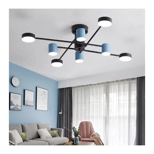 Nordic LED Ceiling Chandelier lamp for Living room Bedroom dining room kitchen Loft Black Branch Chandelier lighting fixture