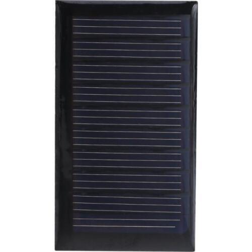 Alloyseed Solar Panel 30mA 5V 0.15W Polycrystalline Stored Energy Power Mini Solar Charger Power Supply DIY Board for Light
