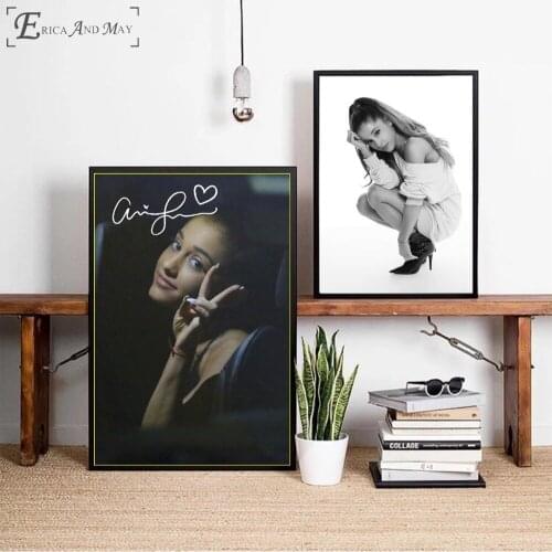 Grande Ariana Portrait Photos Canvas Printed Painting Wall Pictures Home Decor Posters And Prints Art For Living Room Decoration
