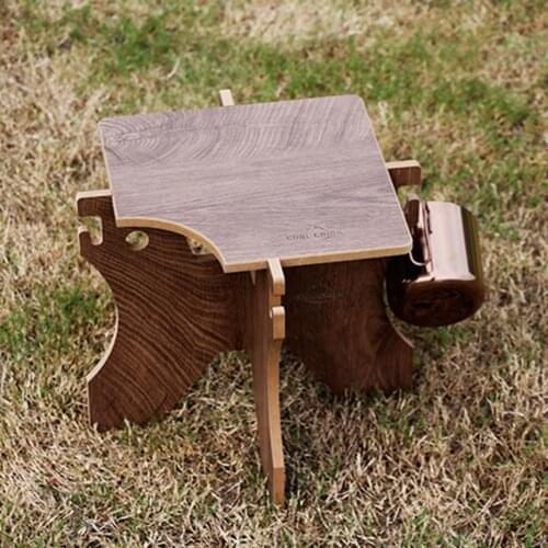 Outdoor camping bucket rack foldable portable moisture-proof accessories outdoor portable mini outdoor table rack