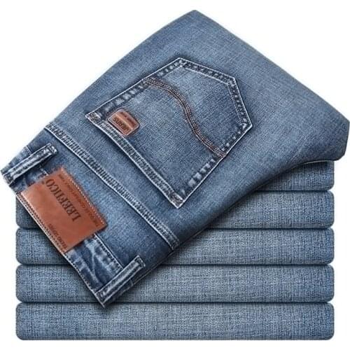 2021 Thicken arrival jeans men Fashion elasticity mens jeans high quality Comfortable Slim male cotton Mens denim trousers