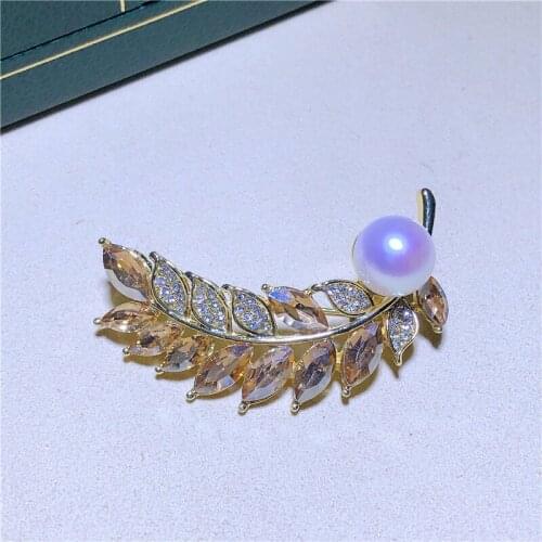 Gorgeous Brooch Pin Mountings Base Findings Jewelry Settings Parts for Pearls Beads Stones Crystals Agate Coral 10pcs/lot