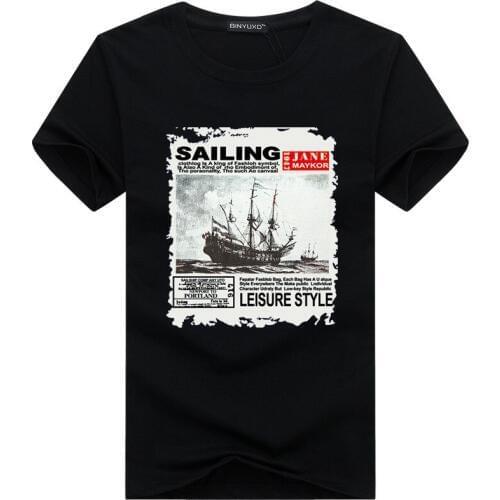 Funny Grapphic Printed T-shirt Men Short Sleeve O Neck Summer Tops Streetwear Mens T-shirts Plus Size Tee Shirt Homme Dropship