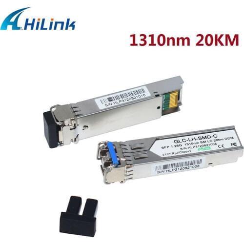 10 units - HL-GLC-LH-SMD ,1.25g SFP 1310NM 20KM single mode duplex fiber with DOM/DDM