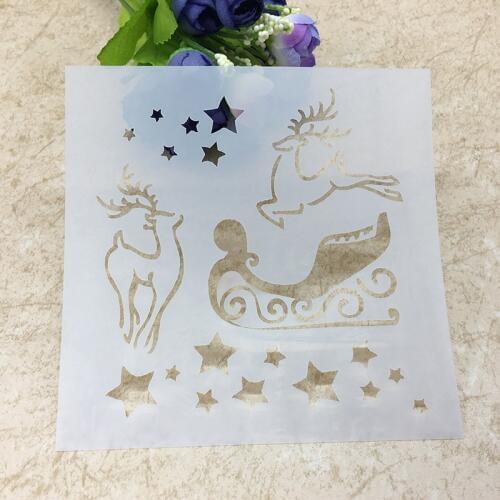 1 Sheet Layering Stencils for DIY Scrapbooking/photo album Decorative Embossing DIY Paper Cards Crafts 01