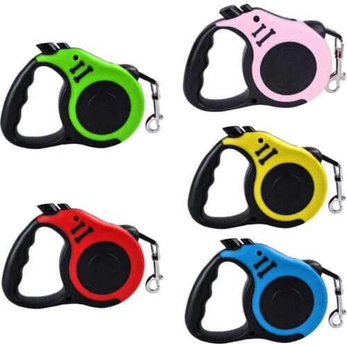 3/5M Retractable Dog Leash Automatic Pets Dog Lead Extending Puppy Walking Running Leads For Small Dogs Pet Supplies