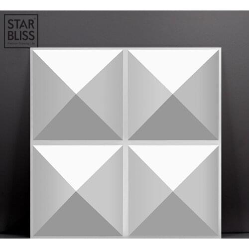 30x30cm 3D tile panel mold plaster wall 3D wall stickers living room 3D wallpaper mural bathroom kitchen accessories outdoor