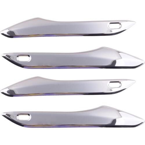 4Pcs Chrome Silver ABS Door Handle Cover Trim Plastic Fit For Lexus NX200t NX300 NX300h 2015 2016 2017 2018 2019 2020 2021