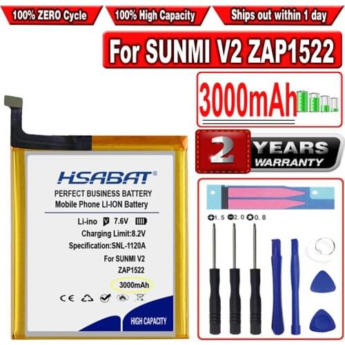 HSABAT 3000mAh ZAP1522 Battery for SUNMI V2 ZAP1522