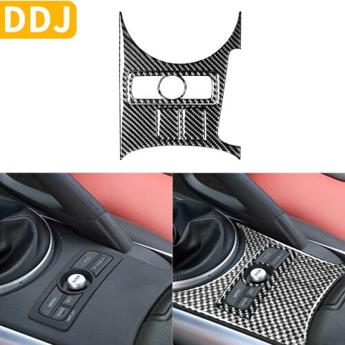For Mazda RX-8 RX8 SE3P JM1FE 2004-2008 Accessories Central Control Seat Heating Switch Carbon Fiber Modified Interior Sticker