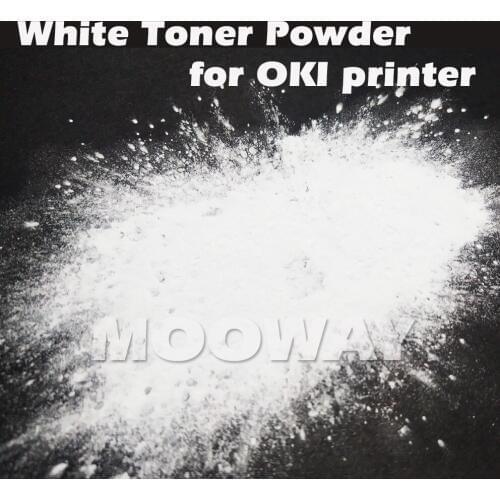White toner powder for OKI C310 C301 C330 C510 C530 C561 C710 C711WT C910 C911 C920WT C921 printer white toner powder 1000g