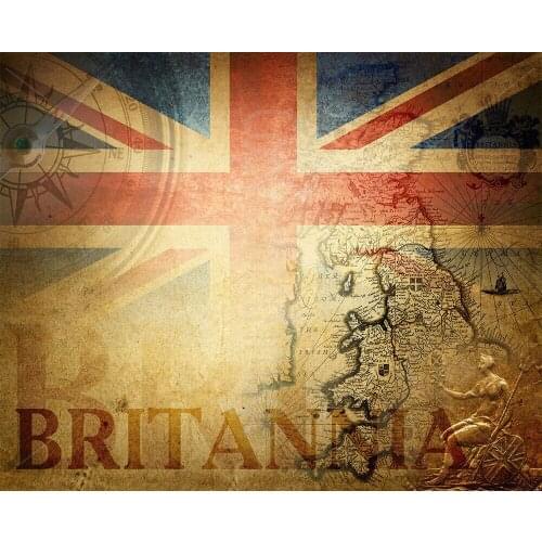 BRITANNIA VINTAGE RETRO METAL TIN SIGN POSTER WALL PLAQUE