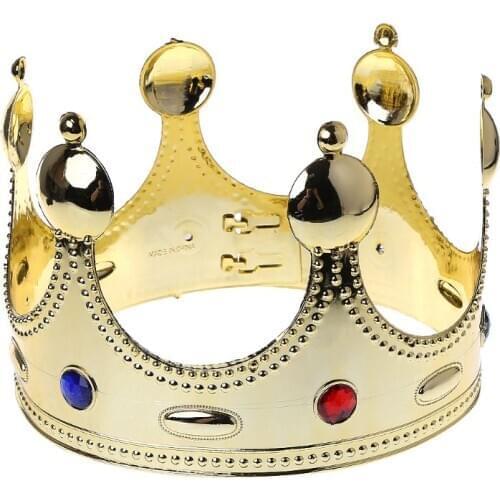 Toy Crown of the King Prince Epiphany Three Kings Day Happy Birthday Party Decoration