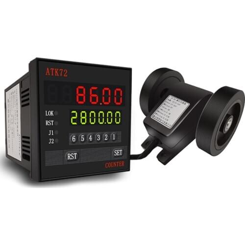 Electronic Digital Display ATK72-C Meter Counter Roller Type Meter Wheel Length Measuring Instrument Y
