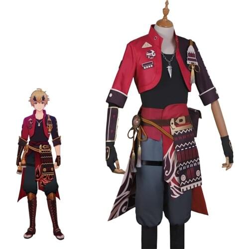 Genshin Impact Thoma Cosplay Costume Outfits Halloween Carnival Suit