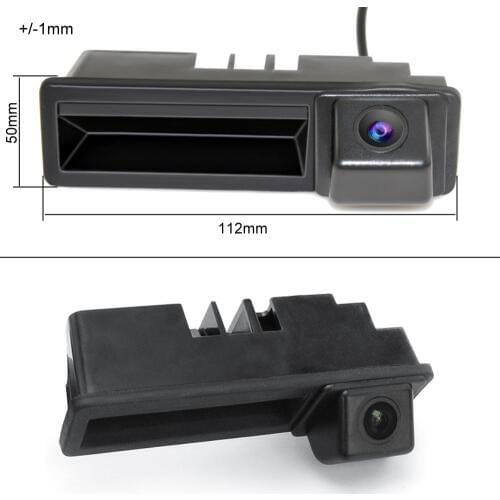 For Audi A6L A8L A4 S5 A3 A3 Q7 2011-2014 Trunk Handle Car rear view camera reverse backup parking Night Vision Waterproof HD