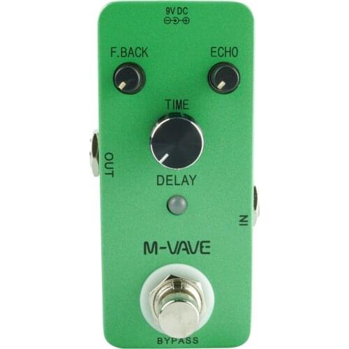 Cuvave Delay Effect Pedal Analog Classic Delay Echo Guitar Effect Pedal Zinc Alloy Shell True Bypass Guitar Accessories