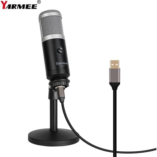 Professional USB computer microphone PC microphone for computer laptop mobile phone live streaming recording YR11