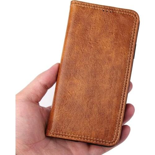 New For Samsung Galaxy S20 Plus Ultra S20+ Vintage Leather Flip Cover Card Holder Pocket Bags Fashion Business Wallet Phone Case