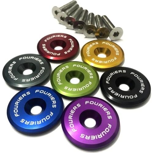 FOURIERS new lightweight riser cover Bike Stem Top Cap Headset Cover 28.6 DX018-E