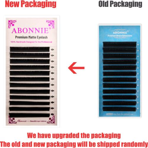 New Material Flat Ellipse Eyelashes Extension Split Tips Supplier Private Label Matte Flat Lashes Ellipse Mixed Free Shipping