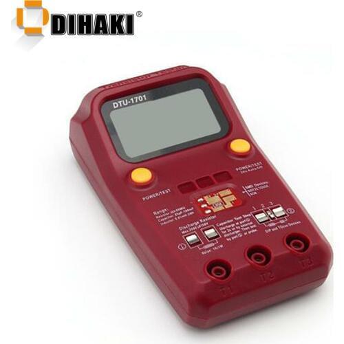 New Transistor Tester LCR Tester DTU1701 ABS Diodes TFT MOSFET Triode thyristors Capacitance Meter Digital Transistor Tester
