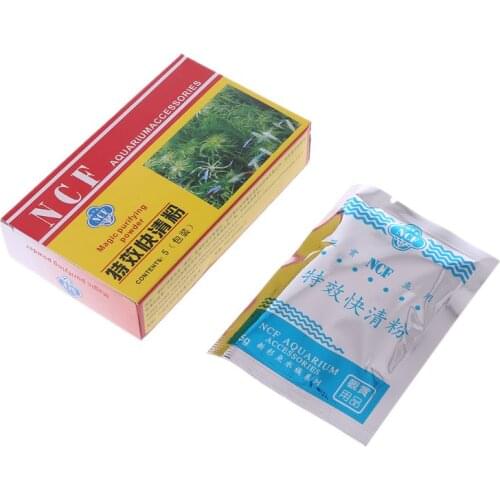Aquarium Purifier Powder Water Cleaner Efficient Immune Bactericide Accessories K9FA