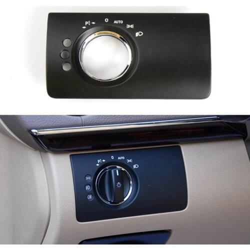 Front Headlight Switch Button Panel Trim Cover for Benz W164 ML GL 300 350 450 500 2007-2011 Car Interior Accessories