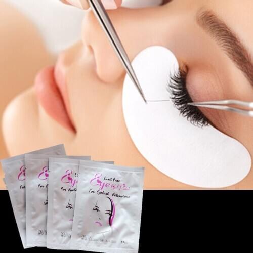 20 Pairs Patches for Eye Lash Extension Under Eye Gel Pads Makeup Grafted Stickers Isolate Lower Eyelashes Protective Pad