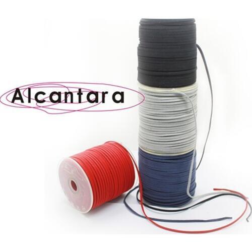 About the Fit KS Suede Leather 1.4*3mm 100Yards Jewelry Findings Artificial Leather Cords Synthetic Lace Accessories