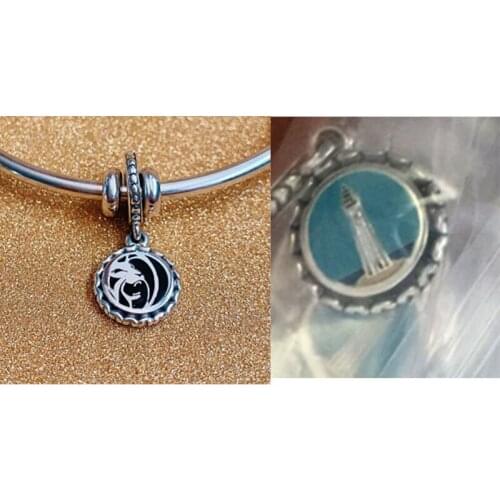 2020 New Fashion High Quality 1:1 Classic 925 Silver Pendant, Stylish And Simple Diy Original Ladies Jewelry Exquisite Gift